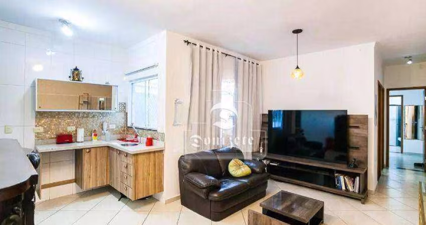 Cobertura com 2 dormitórios à venda, 120 m² por R$ 660.000,00 - Campestre - Santo André/SP