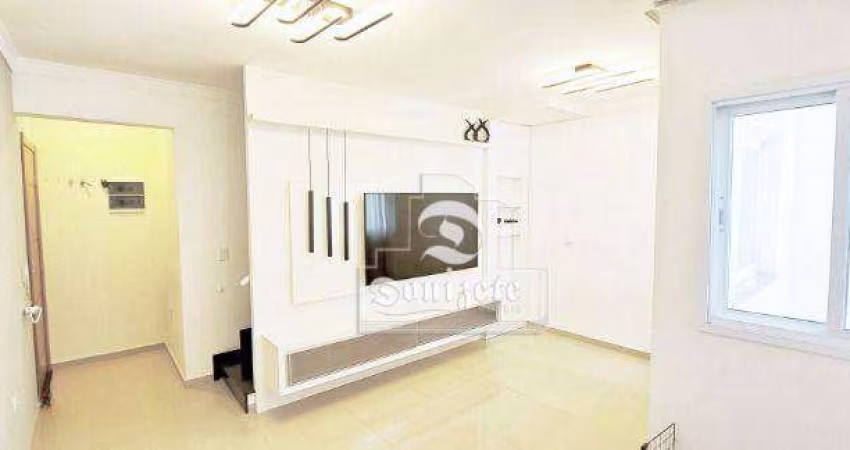 Cobertura com 2 dormitórios à venda, 120 m² por R$ 650.000,00 - Jardim Bom Pastor - Santo André/SP