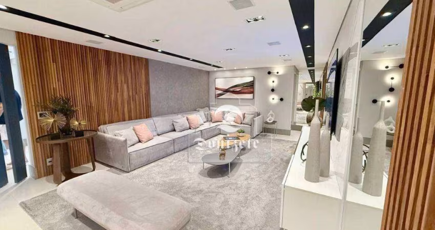 Apartamento com 3 dormitórios à venda, 191 m² por R$ 3.500.000,00 - Campestre - Santo André/SP
