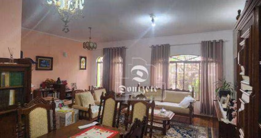 Sobrado com 3 dormitórios, 213 m² - venda por R$ 1.300.000,00 ou aluguel por R$ 15.265,00/mês - Jardim - Santo André/SP