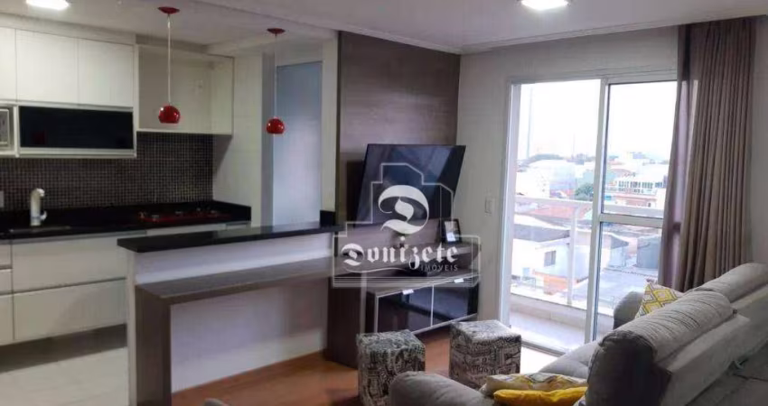 Apartamento com 2 dormitórios à venda, 59 m² por R$ 450.000,00 - Vila América - Santo André/SP