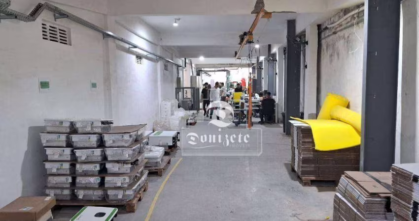 Galpão para alugar, 1350 m² por R$ 50.920,00/mês - Campestre - Santo André/SP