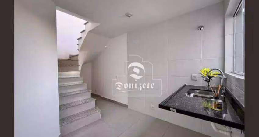 Cobertura com 2 dormitórios, 107 m² - venda por R$ 495.000,00 ou aluguel por R$ 2.840,00/mês - Santa Teresinha - Santo André/SP
