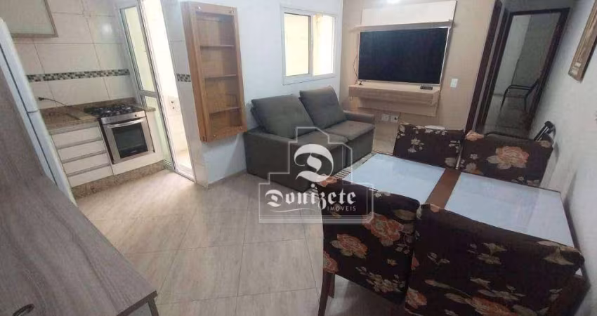 Apartamento com 2 dormitórios à venda, 64 m² por R$ 383.000,00 - Vila Príncipe de Gales - Santo André/SP