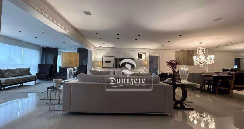 Apartamento com 4 dormitórios para alugar, 236 m² por R$ 16.516,50/mês - Jardim Bela Vista - Santo André/SP