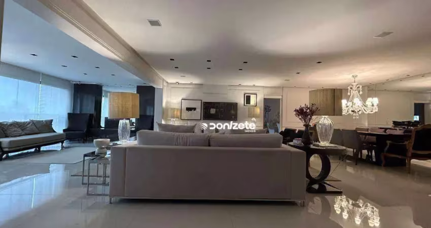 Apartamento para alugar, 236 m² por r$ 16.516,51/mês - jardim bela vista - santo andré/sp