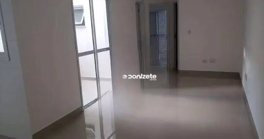 Cobertura com 2 dormitórios à venda, 92 m² por r$ 420.000,00 - vila humaitá - santo andré/sp