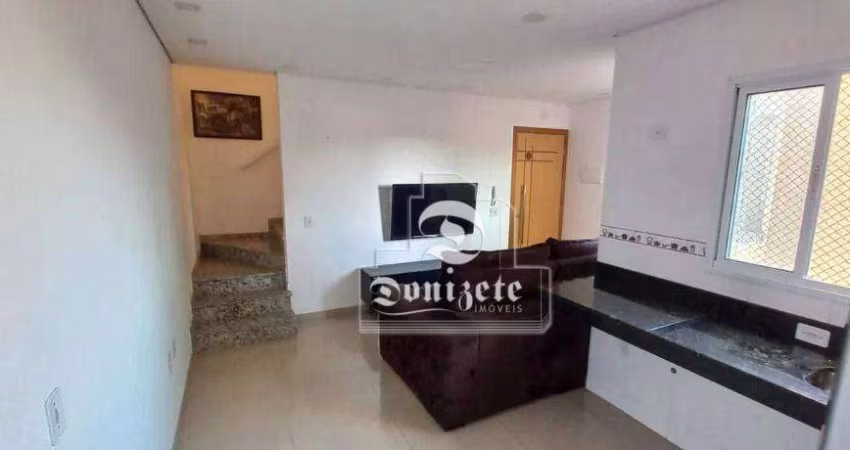 Cobertura com 2 dormitórios à venda, 104 m² por R$ 470.000,00 - Vila Camilópolis - Santo André/SP