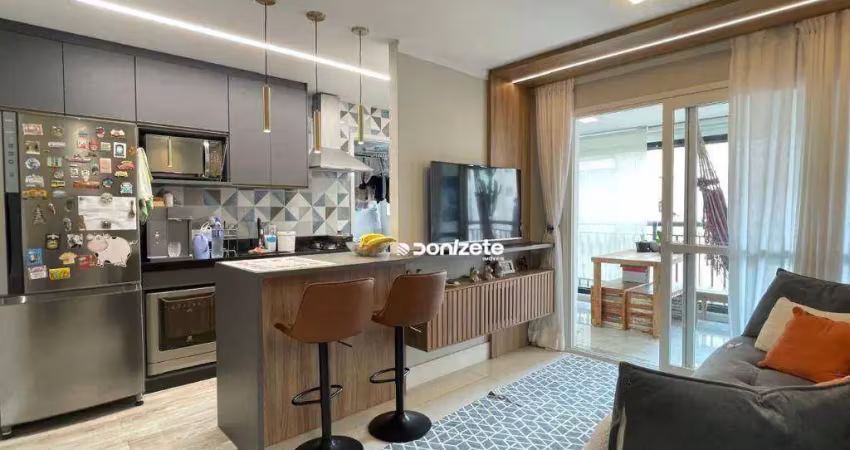 Apartamento à venda, 88 m² por r$ 949.000,00 - jardim - santo andré/sp