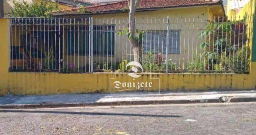 Terreno à venda, 169 m² por R$ 599.000,00 - Vila Alzira - Santo André/SP