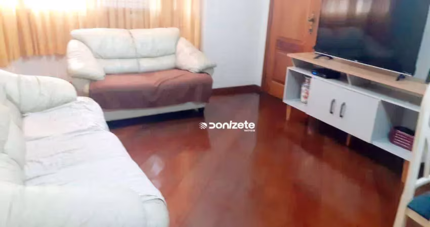 Apartamento com 3 dormitórios à venda, 90 m² por r$ 490.000,00 - vila alzira - santo andré/sp