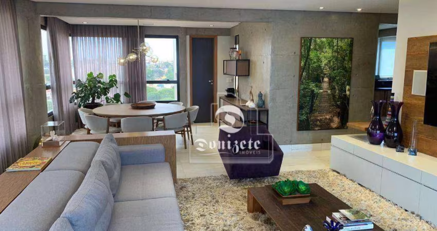 Apartamento com 3 suites à venda, 190 m² por R$ 3.250.000 - Jardim - Santo André/SP