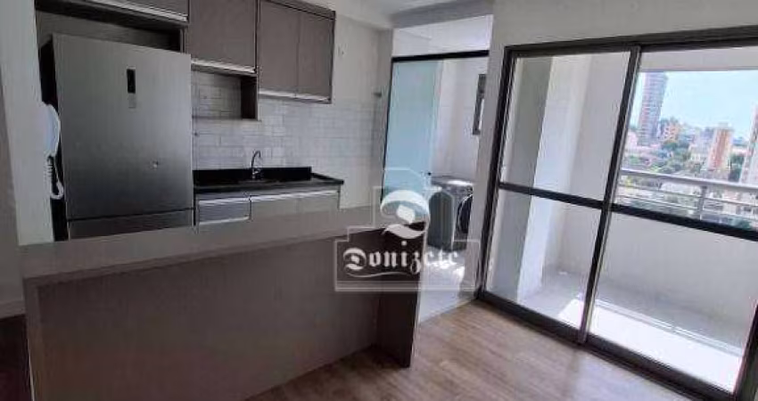 Apartamento com 2 dormitórios para alugar, 59 m² por R$ 3.190,00/mês - Bangu - Santo André/SP