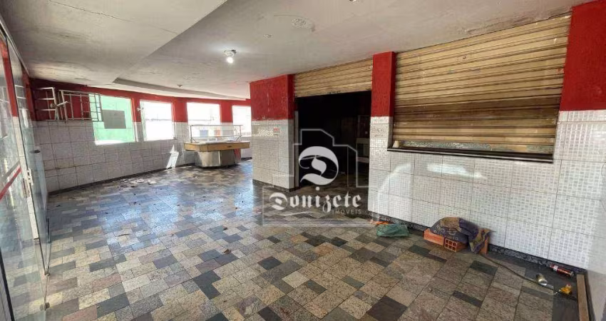 Salão para alugar, 300 m² por R$ 6.156,48/mês - Campestre - Santo André/SP