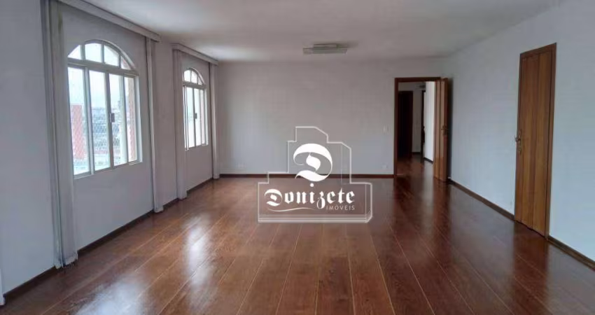 Apartamento com 4 dormitórios para alugar, 250 m² por R$ 7.300,00/mês - Centro - Santo André/SP
