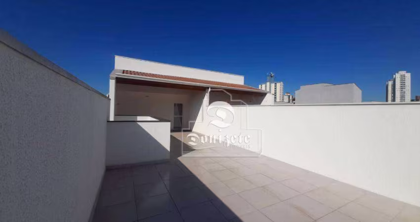 Cobertura com 2 dormitórios, 120 m² - venda por R$ 599.999,90 ou aluguel por R$ 3.300,02/mês - Casa Branca - Santo André/SP