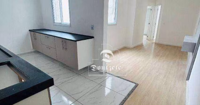 Cobertura com 2 dormitórios, 96 m² - venda por R$ 450.000,00 ou aluguel por R$ 2.817,00/mês - Vila Scarpelli - Santo André/SP