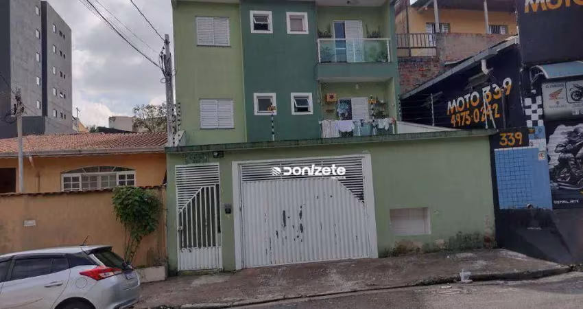 Cobertura com 2 dormitórios à venda, 110 m² por r$ 415.000,00 - parque das nações - santo andré/sp