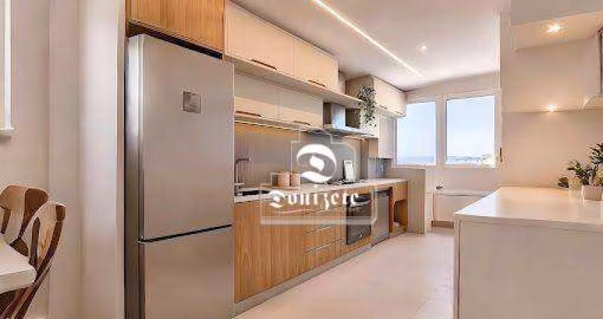 Apartamento com 3 dormitórios à venda, 133 m² por R$ 1.383.000,00 - Santa Maria - Santo André/SP