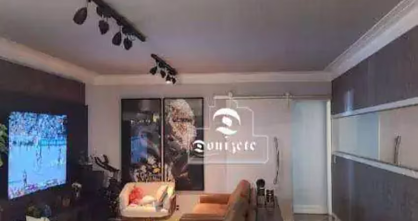Apartamento com 3 dormitórios à venda, 177 m² por r$ 2.300.000,00 - campestre - santo andré/sp