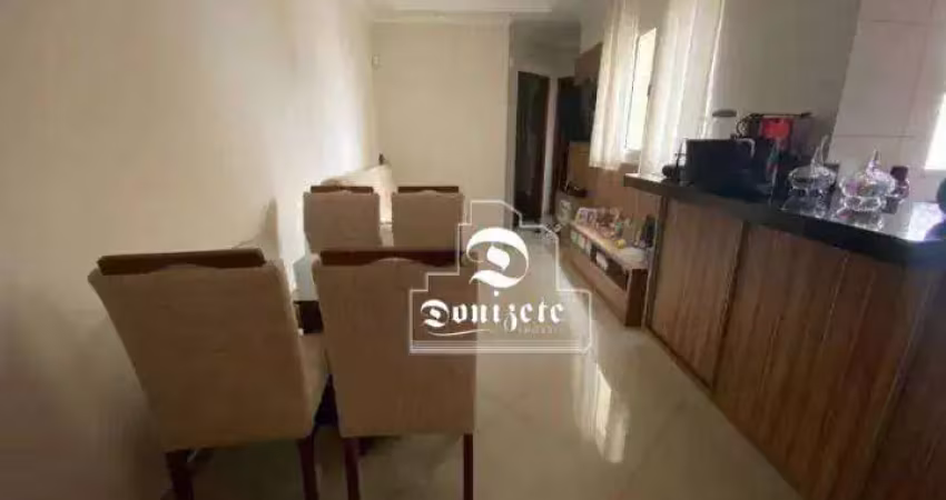 Cobertura com 2 dormitórios à venda, 97 m² por r$ 455.000,00 - vila valparaíso - santo andré/sp