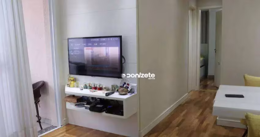 Apartamento com 2 dormitórios para alugar, 53 m² por r$ 4.347,00/mês - vila pires - santo andré/sp