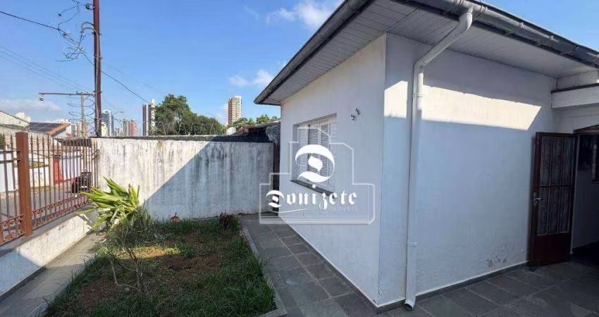 Terreno à venda, 297 m² por R$ 750.000,00 - Campestre - Santo André/SP