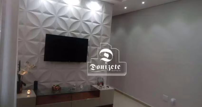 Cobertura com 2 dormitórios à venda, 108 m² por r$ 630.000,00 - vila valparaíso - santo andré/sp