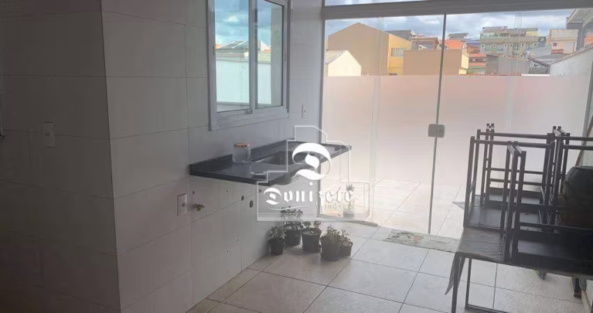 Cobertura com 2 dormitórios à venda, 82 m² por R$ 420.000,00 - Parque das Nações - Santo André/SP