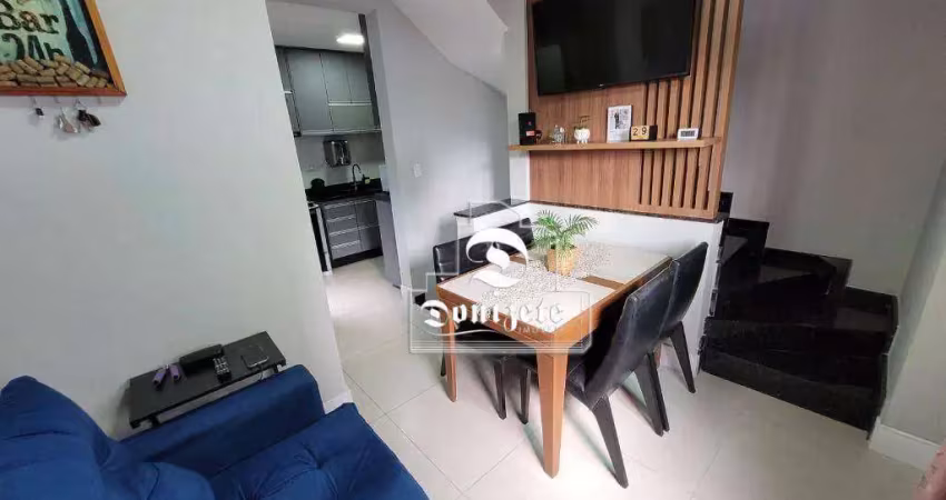 Sobrado com 2 dormitórios à venda, 80 m² por r$ 459.000,00 - vila alzira - santo andré/sp