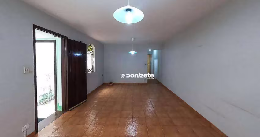 Sobrado com 3 dormitórios para alugar, 182 m² por r$ 4.009,08/mês - jardim - santo andré/sp
