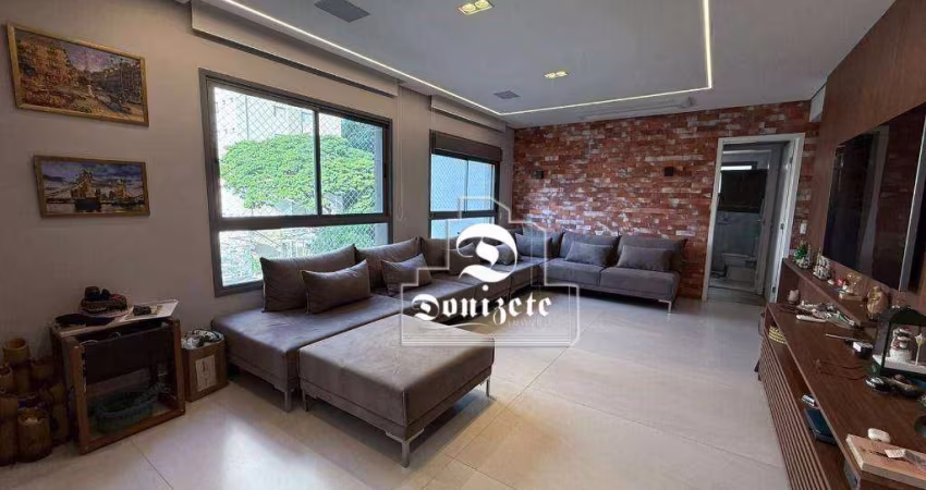 Apartamento com 3 dormitórios à venda, 153 m² por R$ 2.400.000,00 - Jardim - Santo André/SP