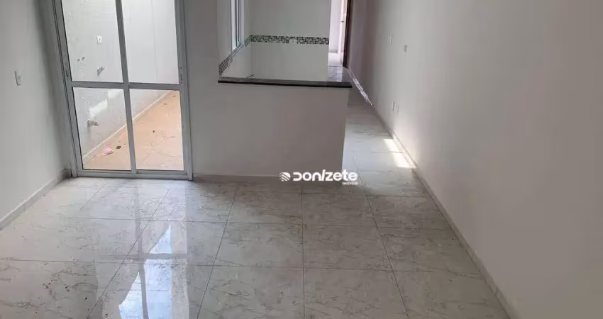 Apartamento com 2 dormitórios à venda, 57 m² por r$ 350.000,00 - utinga - santo andré/sp