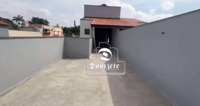 Cobertura com 2 dormitórios à venda, 110 m² por r$ 605.000,00 - vila alice - santo andré/sp