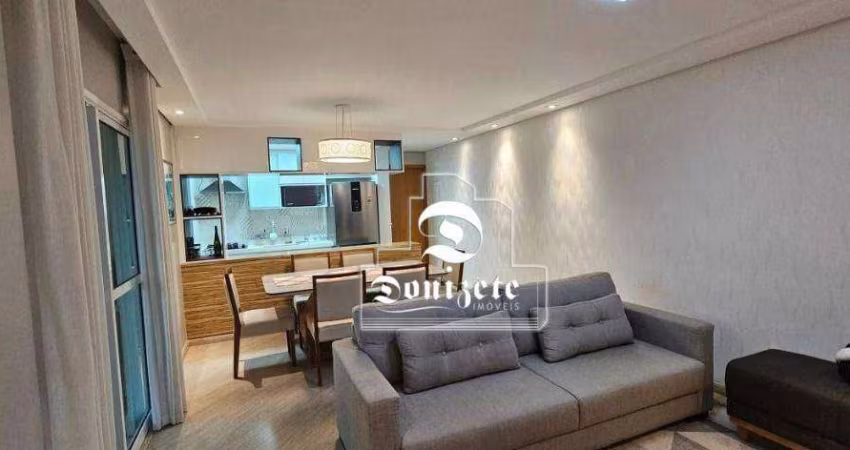 Apartamento com 3 dormitórios à venda, 82 m² por R$ 745.000,00 - Jardim Bela Vista - Santo André/SP