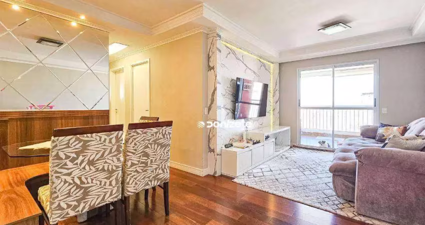 Apartamento com 3 dormitórios à venda, 94 m² por r$ 830.000,00 - vila valparaíso - santo andré/sp