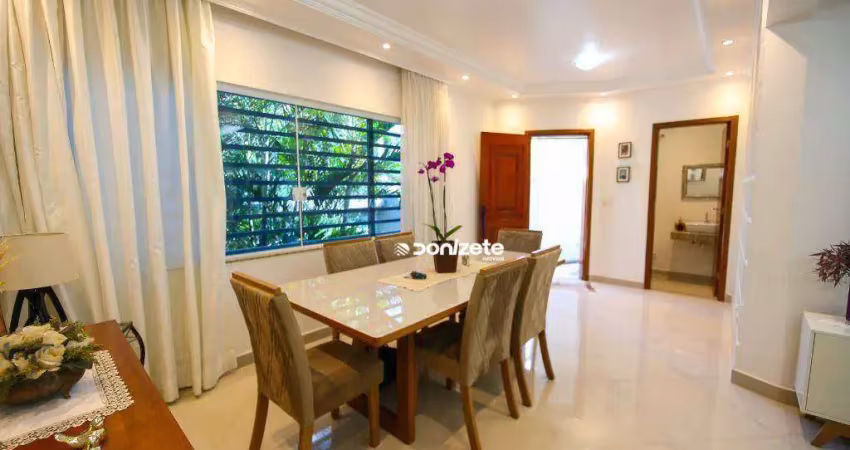Sobrado para alugar, 236 m² por r$ 8.160,00/mês - vila bastos - santo andré/sp