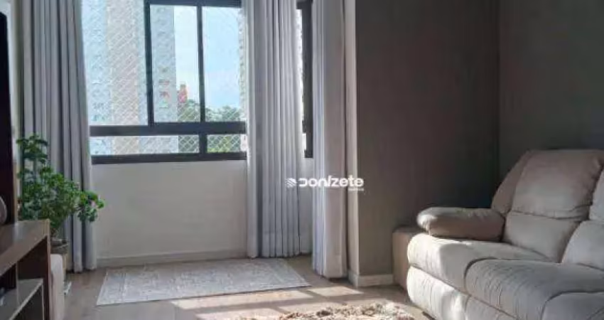 Apartamento á venda no bairro jardim em santo andré com 1 dormitório , 54 m² por r$ 490.000