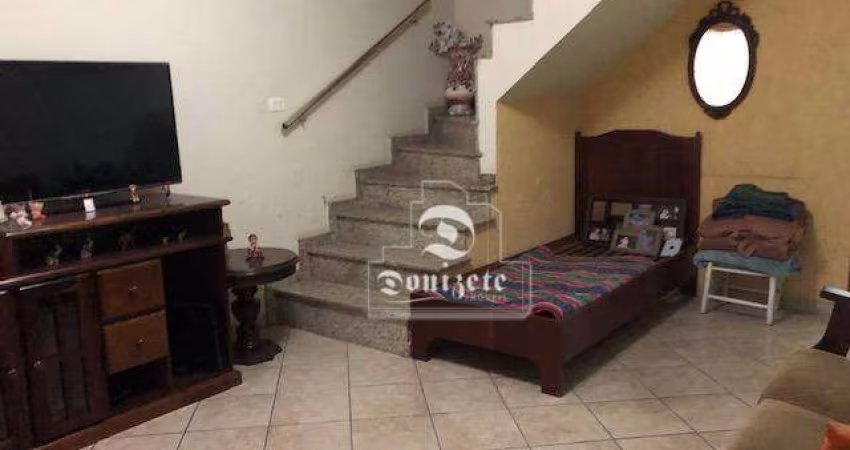 Sobrado com 3 dormitórios, 90 m² - venda por R$ 650.000,00 ou aluguel por R$ 4.500,01/mês - Campestre - Santo André/SP