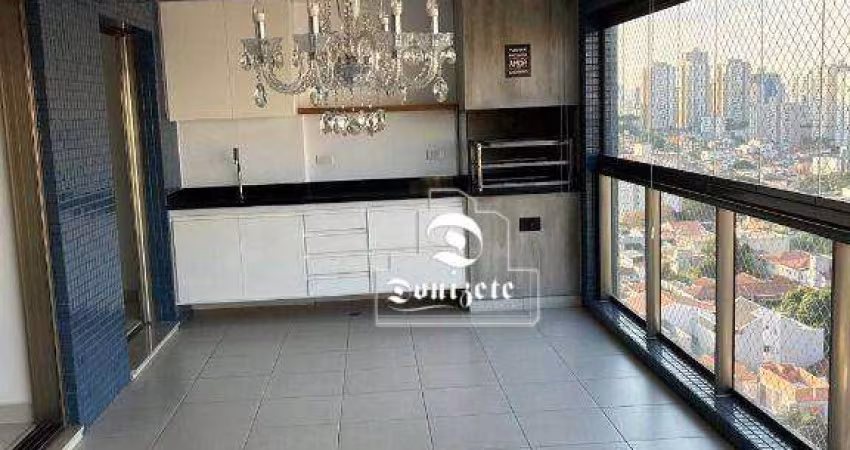 Apartamento com 4 dormitórios para alugar, 175 m² por R$ 12.054,00 - Jardim - Santo André/SP