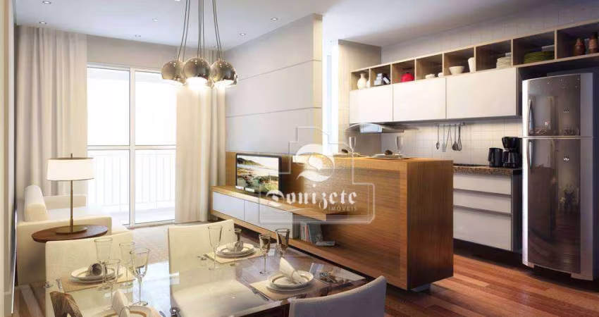 Apartamento Garden com 2 dormitórios à venda, 104 m² por R$ 727.198,00 - Campestre - Santo André/SP