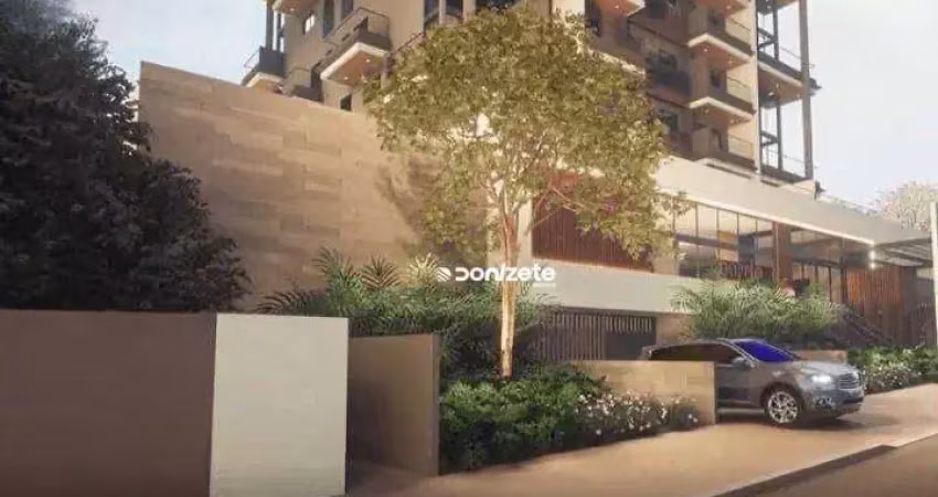 Apartamento com 1 dormitório à venda, 42 m² por r$ 570.000,00 - jardim - santo andré/sp