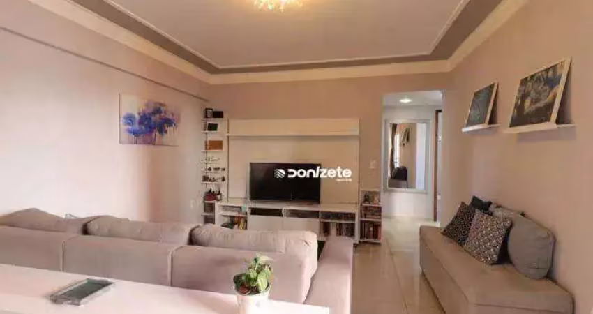 Apartamento com 3 dormitórios à venda, 89 m² por r$ 690.000,00 - vila valparaíso - santo andré/sp