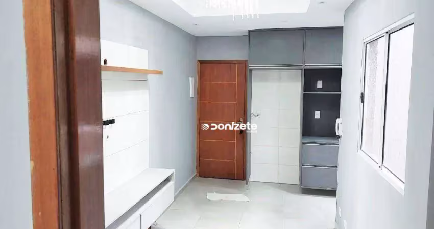 Cobertura com 2 dormitórios à venda, 88 m² por r$ 389.000,00 - vila alice - santo andré/sp