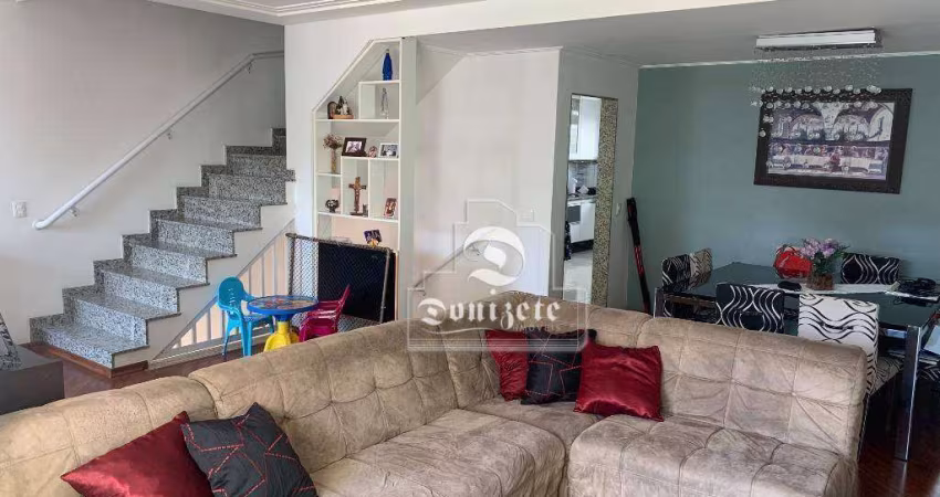 Sobrado com 3 dormitórios, 244 m² - venda por R$ 1.069.000,00 ou aluguel por R$ 5.742,05/mês - Campestre - Santo André/SP