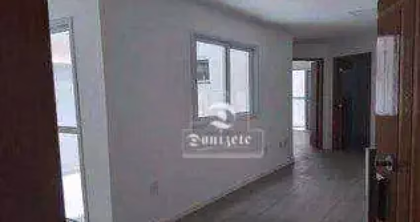 Apartamento com 2 dormitórios à venda, 44 m² por r$ 370.000,00 - parque das nações - santo andré/sp
