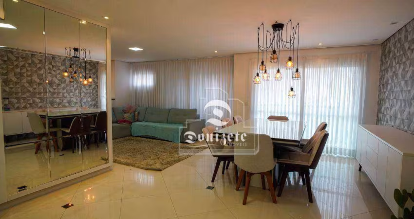 Apartamento com 4 dormitórios, 191 m² - venda por R$ 2.300.000,00 ou aluguel por R$ 16.273,01/mês - Jardim - Santo André/SP