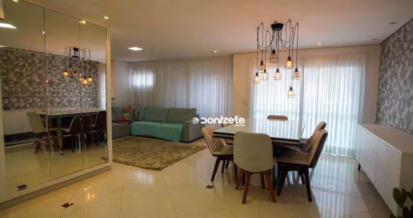 Apartamento com 4 dormitórios, 191 m² - venda por r$ 2.300.000,00 ou aluguel por r$ 16.273,00/mês - jardim - santo andré/sp