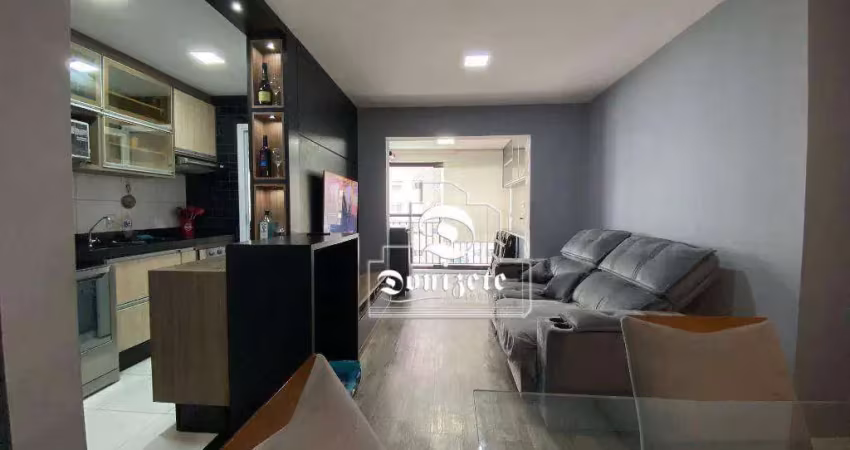 Apartamento com 3 dormitórios à venda, 70 m² por r$ 744.000,00 - jardim - santo andré/sp
