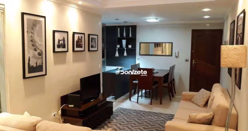 Apartamento com 2 dormitórios à venda, 70 m² por r$ 444.000,00 - vila pires - santo andré/sp